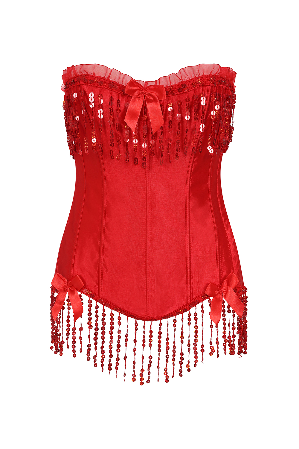 Red Sequin Corset